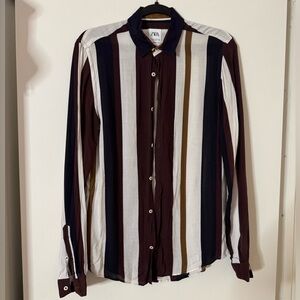 Zara | Striped Button Down